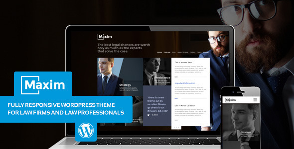 Maxim - Simple Company and Lawyer Theme