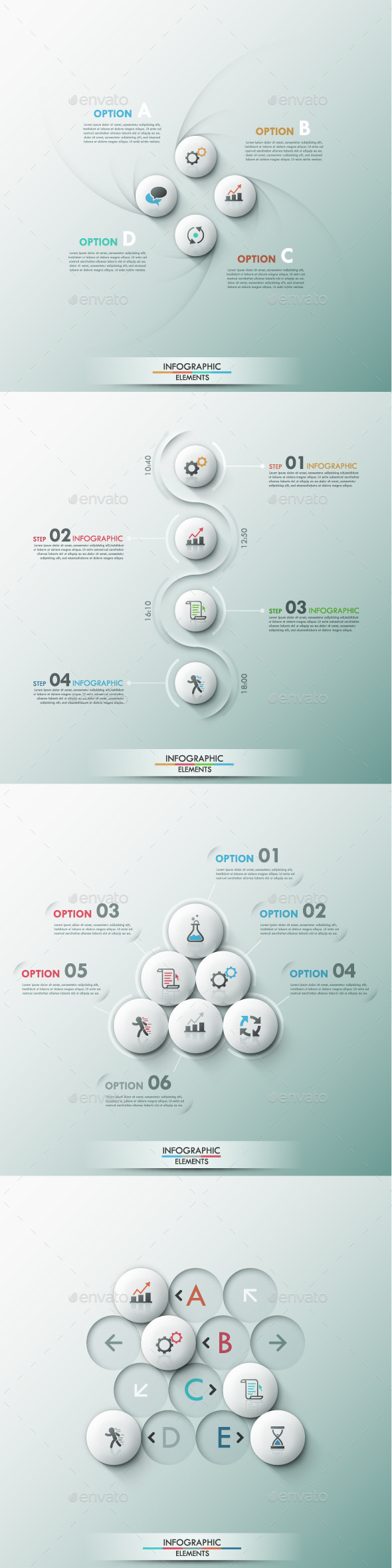 GraphicRiver Set of 4 Modern Infographic Templates 9449510 GraphicRiver Set of 4 Modern Infographic Templates 9449510