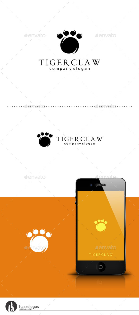 Tiger Claw Logo (Animals)