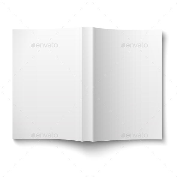 Blank Softcover Book Template Spread Blank Softcover Book Template Spread