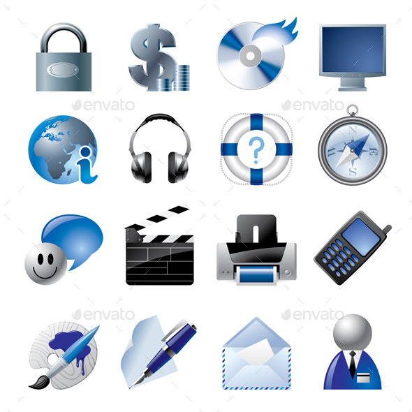 GraphicRiver Blue Website and Internet Icons 9450536 GraphicRiver Blue Website and Internet Icons 9450536