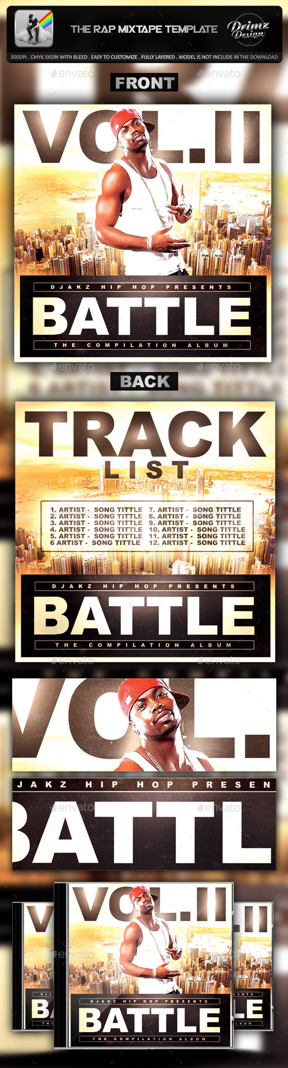 GraphicRiver The Rap Mixtape Template 9450752 GraphicRiver The Rap Mixtape Template 9450752