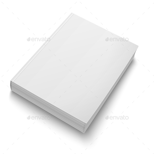 GraphicRiver Blank Softcover Book Template on White 9451800 GraphicRiver Blank Softcover Book Template on White 9451800