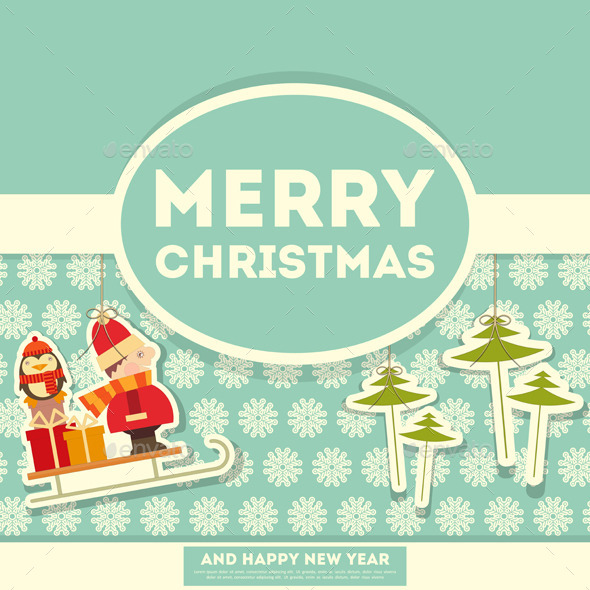 GraphicRiver Merry Christmas Greeting Card 9452330 GraphicRiver Merry Christmas Greeting Card 9452330