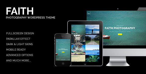 Faith - Photography Wordpress Theme