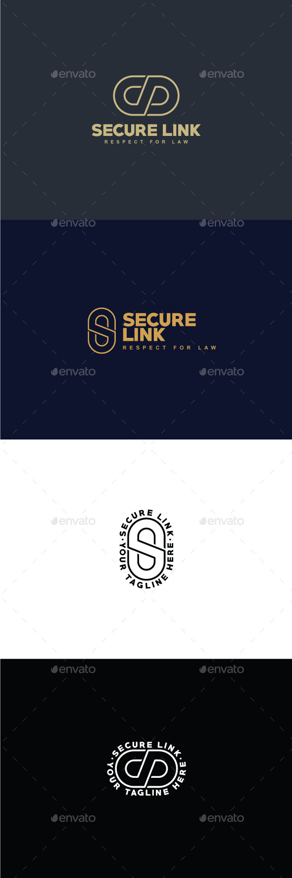 Secure Link Logo Template (Vector)