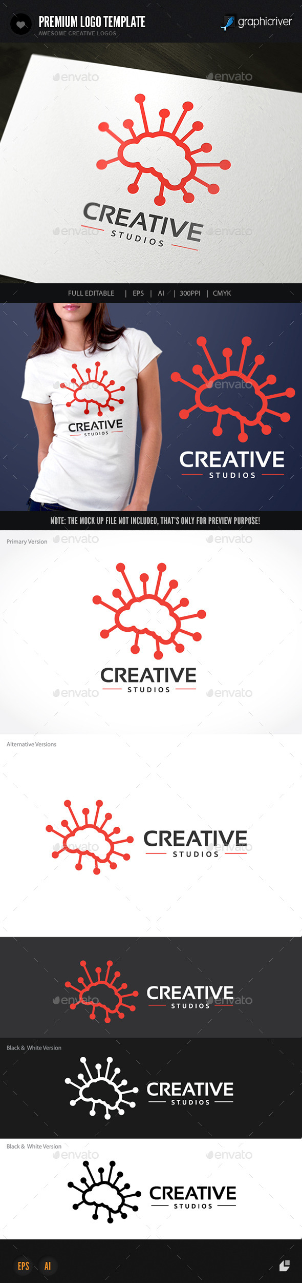 GraphicRiver Brain Creative 9453686 GraphicRiver Brain Creative 9453686