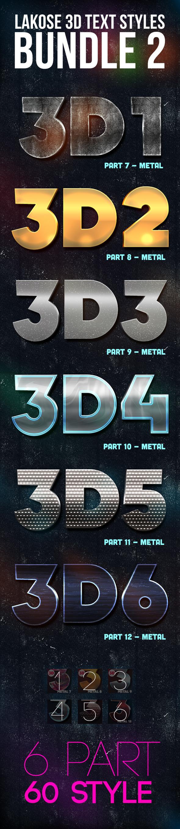 GraphicRiver Lakose 3D Text Styles Bundle 2 9453735 GraphicRiver Lakose 3D Text Styles Bundle 2 9453735