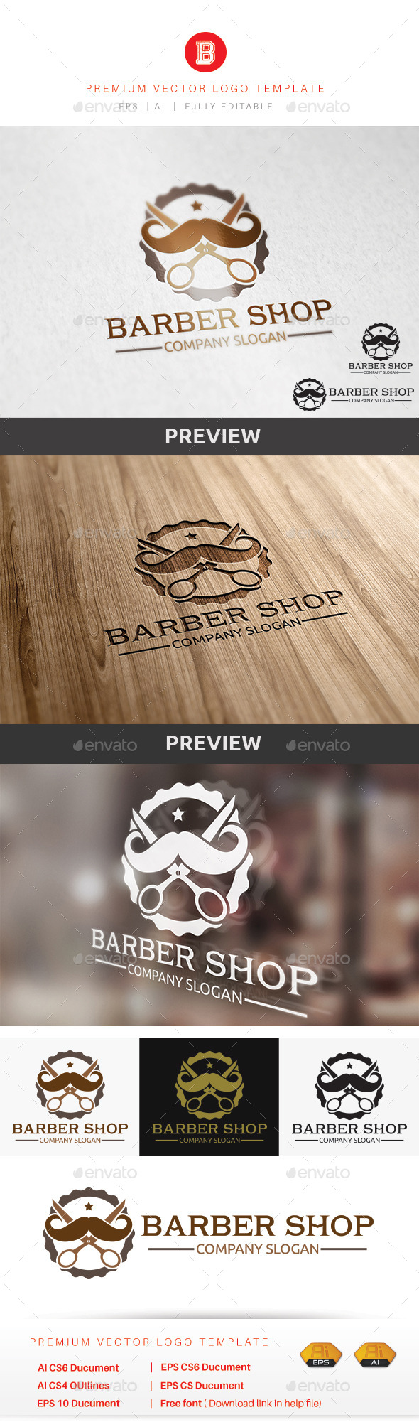 GraphicRiver Barber Shop 9454058 GraphicRiver Barber Shop 9454058