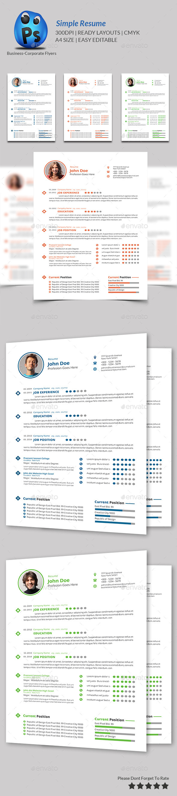 Simple Resume Print Templates Simple Resume Print Templates