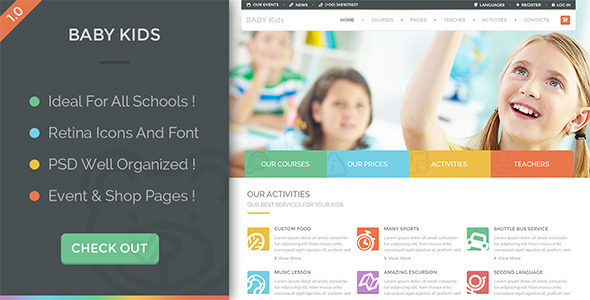 ThemeForest Baby Kids Education Primary School For Children 9409137 ThemeForest Baby Kids Education Primary School For Children 9409137