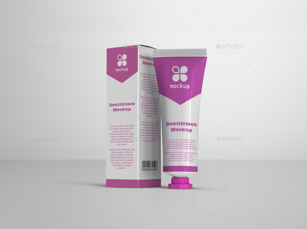 Download Cosmetic Cream Tube & Box Mockup by Fusionhorn | GraphicRiver