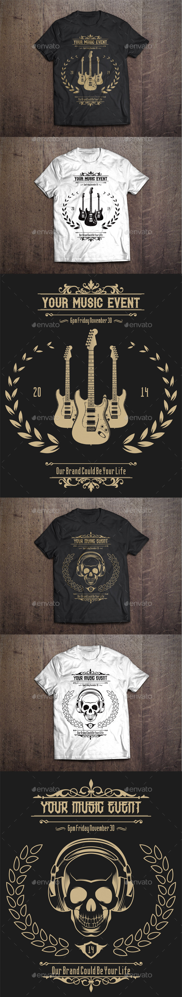 GraphicRiver 2 T-Shirt Template #2 9456032 GraphicRiver 2 T-Shirt Template #2 9456032