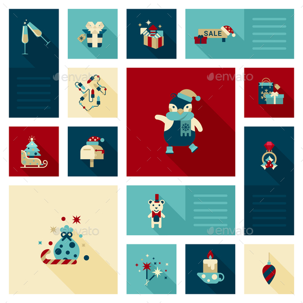 GraphicRiver Christmas Decoration Elements 9456333 GraphicRiver Christmas Decoration Elements 9456333