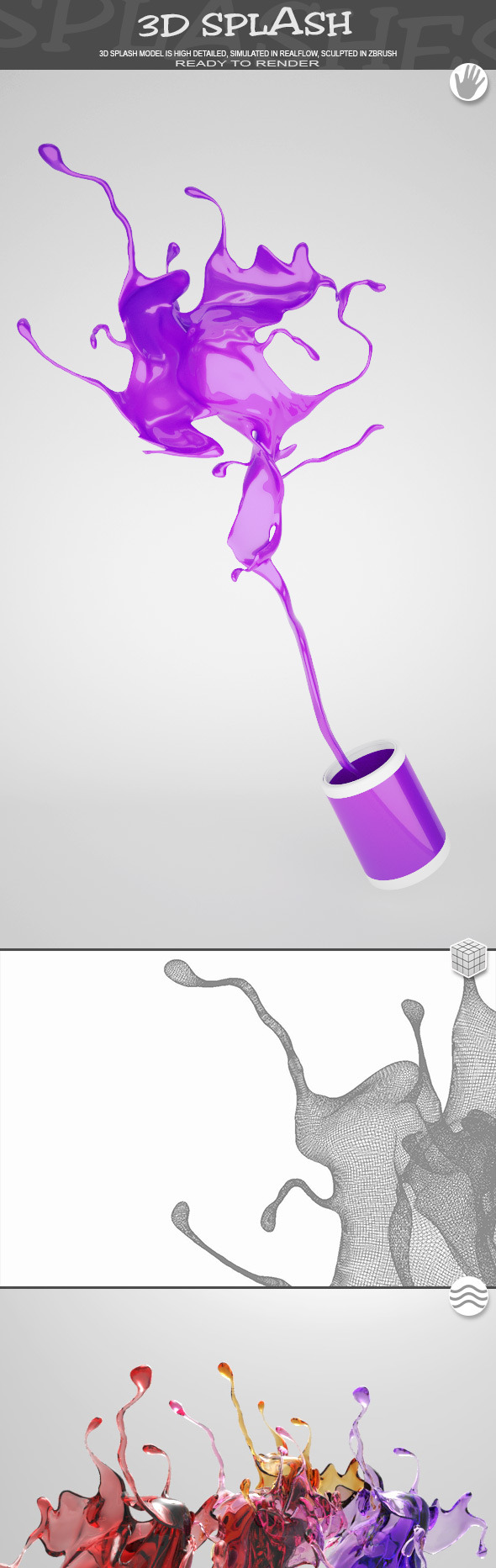 3DOcean HD Water Paint Liquid Splash 12 9456615 3DOcean HD Water Paint Liquid Splash 12 9456615