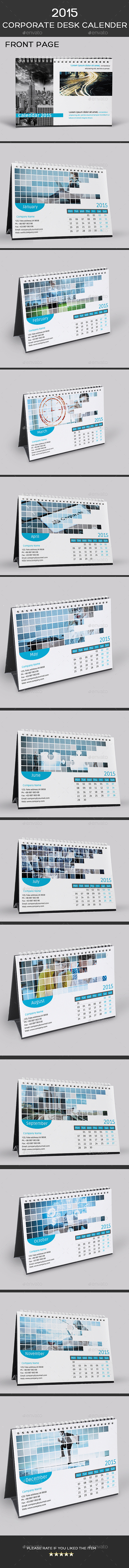 GraphicRiver 2015 Corporate Desk Calendar Template PSD 9456836 GraphicRiver 2015 Corporate Desk Calendar Template PSD 9456836