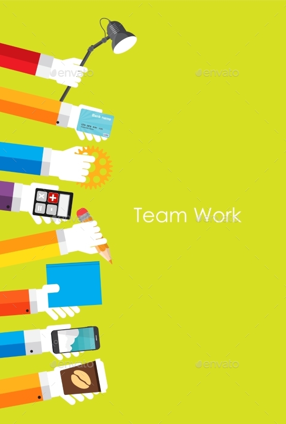 GraphicRiver Team Work Flat Concept Vector Illustration 9457358 GraphicRiver Team Work Flat Concept Vector Illustration 9457358