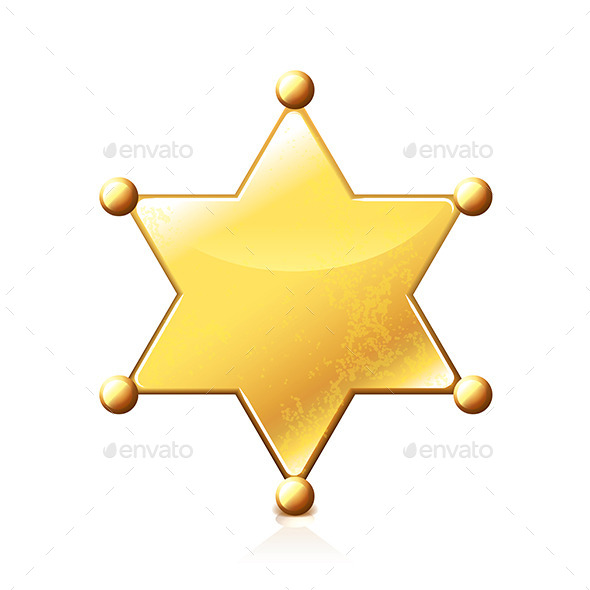 GraphicRiver Sheriff Star 9457377 GraphicRiver Sheriff Star 9457377