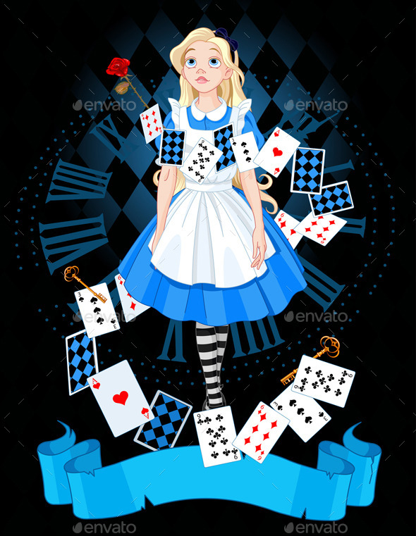 GraphicRiver Alice in Wonderland 9457394 GraphicRiver Alice in Wonderland 9457394