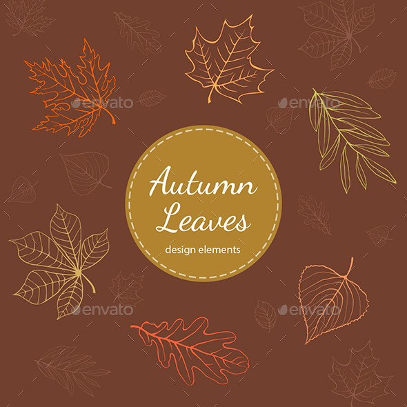 GraphicRiver Autumn Leaves Vector Design Elements 9457522 GraphicRiver Autumn Leaves Vector Design Elements 9457522