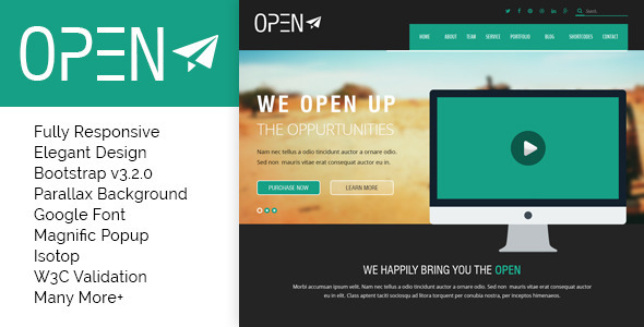 Open Responsive Corporate and Business Template Open Responsive Corporate and Business Template