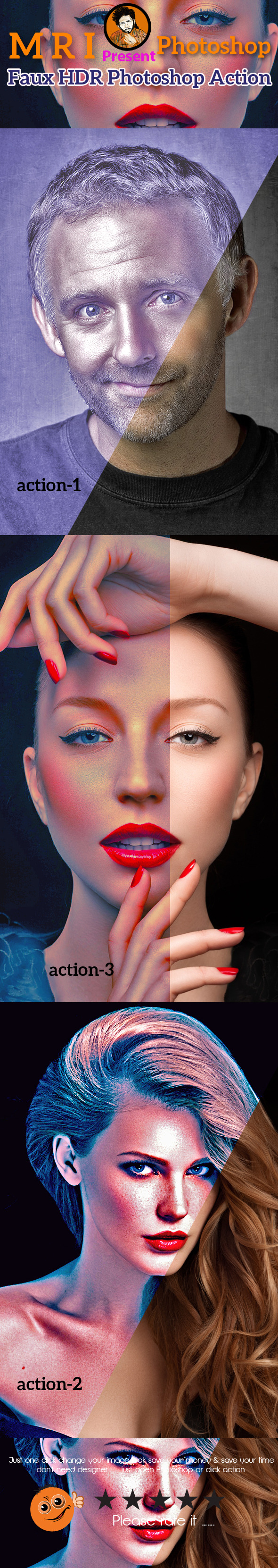 GraphicRiver Faux HDR Photoshop Action 9458652 GraphicRiver Faux HDR Photoshop Action 9458652