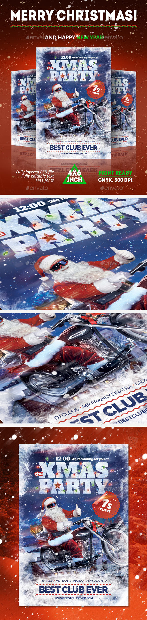 GraphicRiver Xmas Party Flyer 9458714 GraphicRiver Xmas Party Flyer 9458714