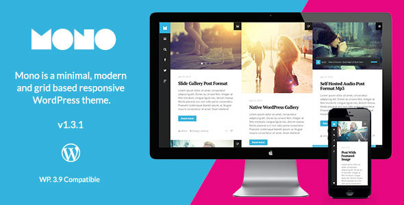 Mono Minimal Modern and Grid Based Blog Mono Minimal Modern and Grid Based Blog