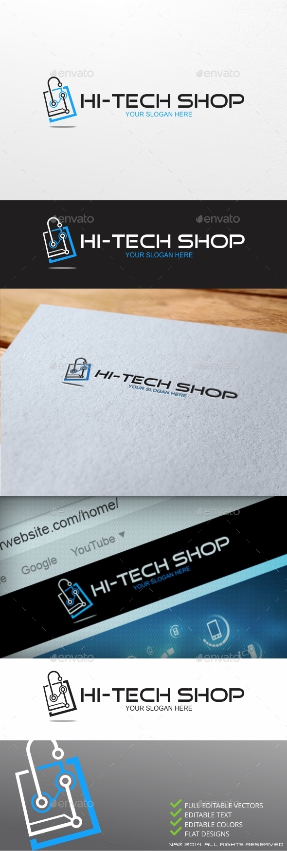 High Tech Shop Logo (Objects)