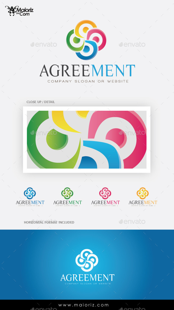 Agreement Logo Template (Vector)