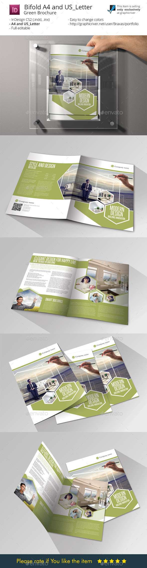 GraphicRiver Modern Design InDesign Bifold Brochure 9461409 GraphicRiver Modern Design InDesign Bifold Brochure 9461409