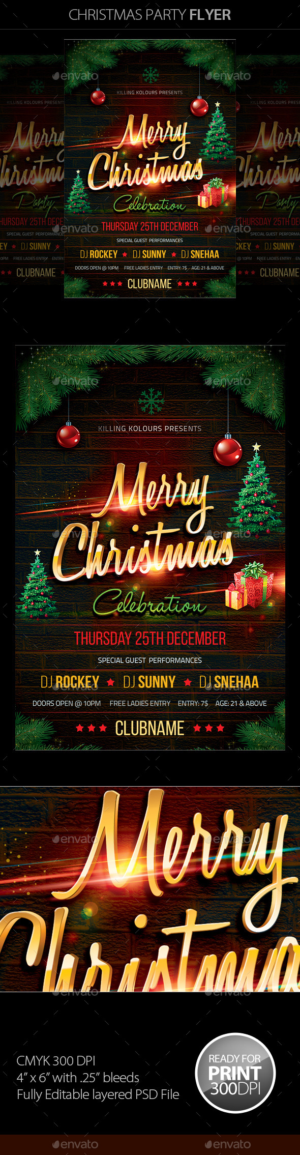 Christmas Party Flyer