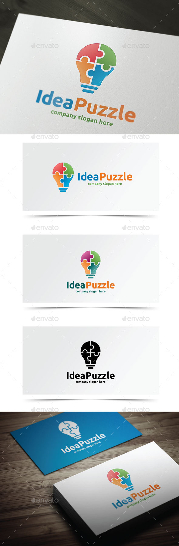 GraphicRiver Idea Puzzle 9464879 GraphicRiver Idea Puzzle 9464879