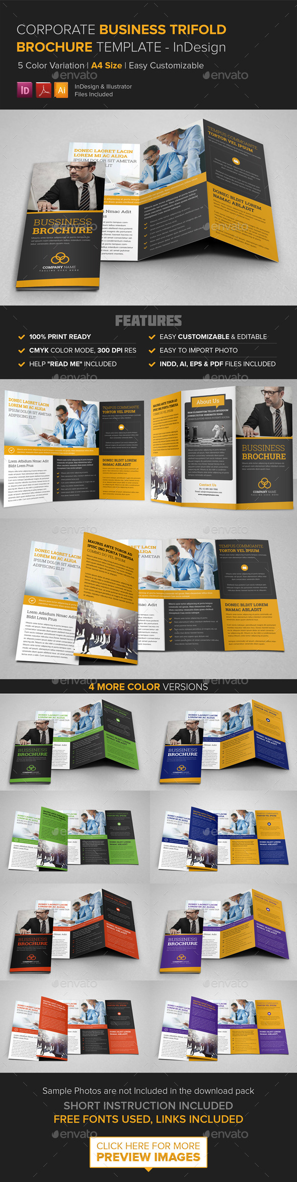 GraphicRiver Corporate Business Trifold Brochure InDesign 9465425 GraphicRiver Corporate Business Trifold Brochure InDesign 9465425