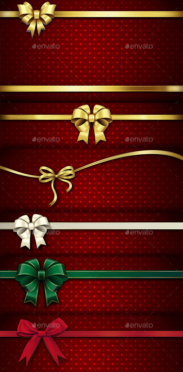 GraphicRiver Christmas Ribbon 9465744 GraphicRiver Christmas Ribbon 9465744