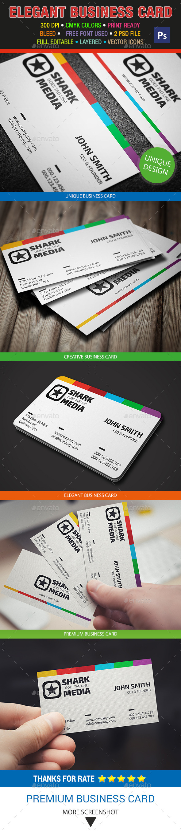GraphicRiver Colorful Business Card 340 9467019 GraphicRiver Colorful Business Card 340 9467019