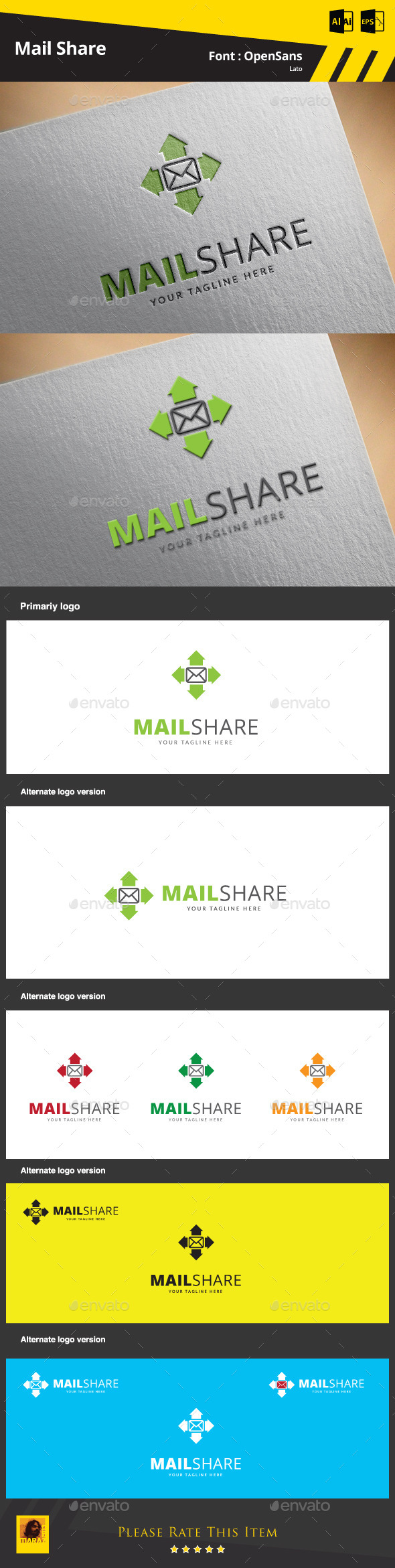 GraphicRiver Mail Share Logo Template 9468879 GraphicRiver Mail Share Logo Template 9468879