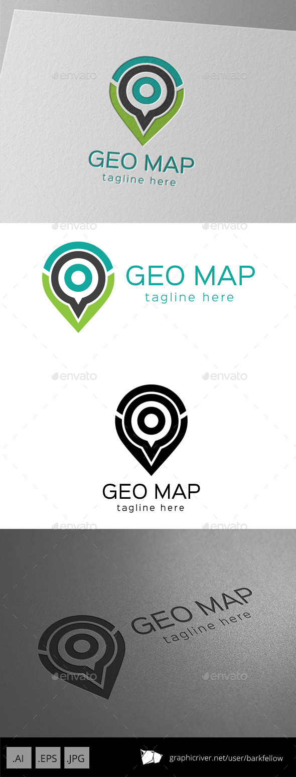 Geo Map Logo (Symbols)