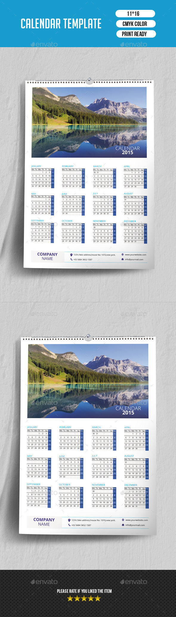 GraphicRiver Wall Calendar 2015 V02 9470234 GraphicRiver Wall Calendar 2015 V02 9470234