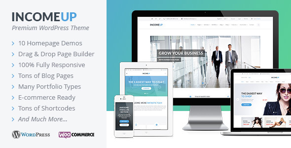 IncomeUp Multipurpose WordPress Theme IncomeUp Multipurpose WordPress Theme