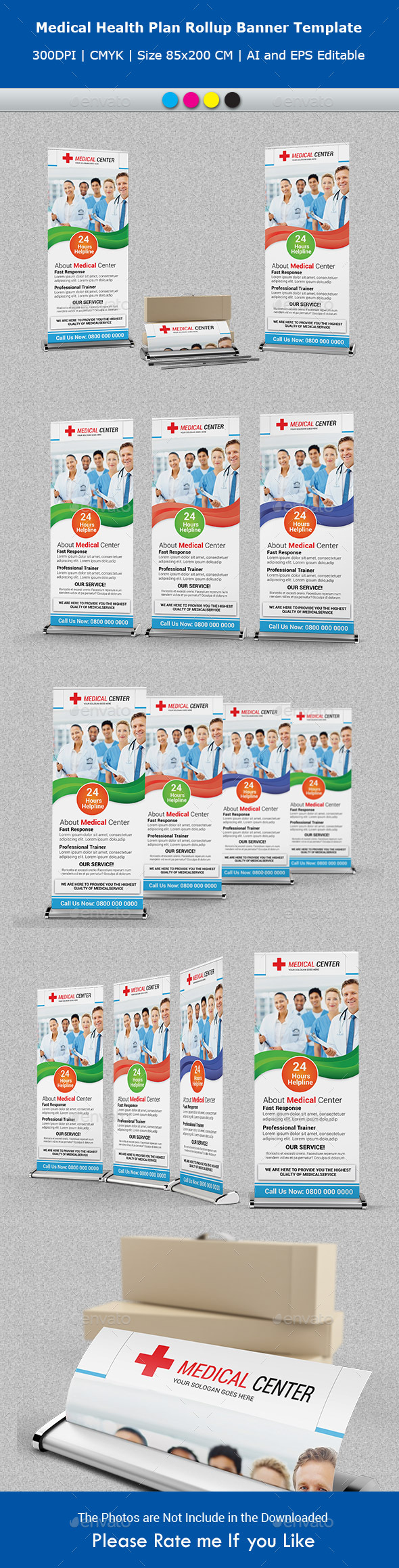 GraphicRiver Medical Health Plan Rollup Banner Template 9471440 GraphicRiver Medical Health Plan Rollup Banner Template 9471440