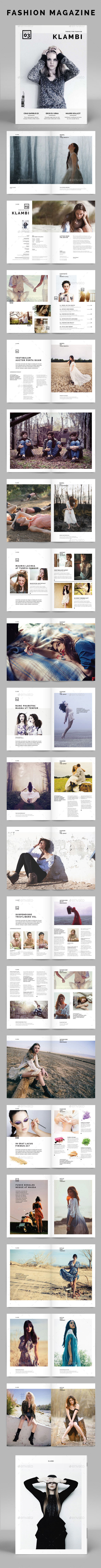 GraphicRiver Fashion Magazine Klambi 9472519 GraphicRiver Fashion Magazine Klambi 9472519