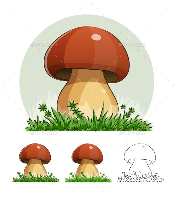 GraphicRiver Mushroom 9472588 GraphicRiver Mushroom 9472588
