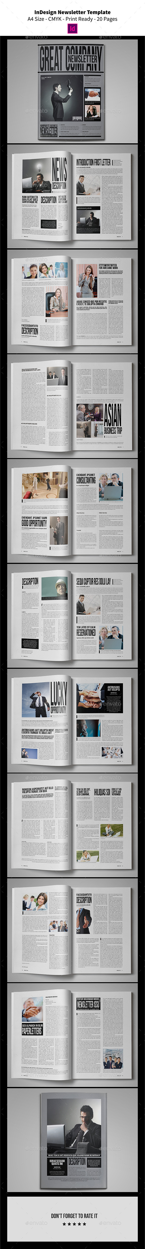 GraphicRiver InDesign Newsletter Template 20 Pages 9472601 GraphicRiver InDesign Newsletter Template 20 Pages 9472601