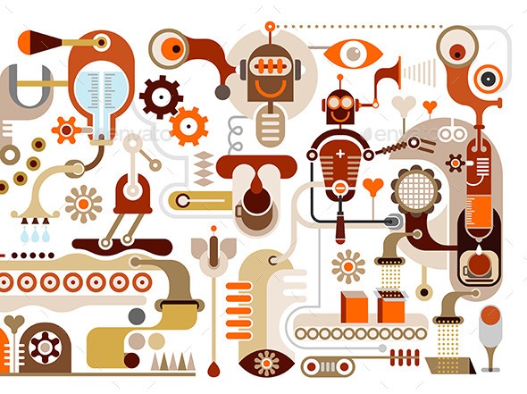 GraphicRiver Coffee Factory Abstract Vector Illustration 9472760 GraphicRiver Coffee Factory Abstract Vector Illustration 9472760