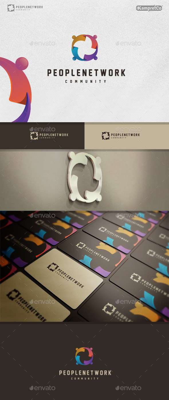 GraphicRiver People Networking Logo 9382078 GraphicRiver People Networking Logo 9382078