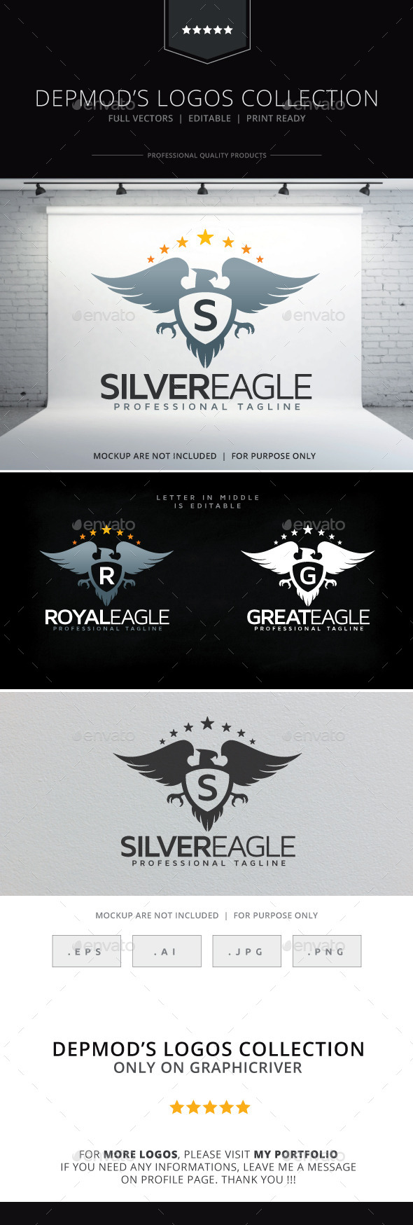 Silver Eagle Logo (Crests)