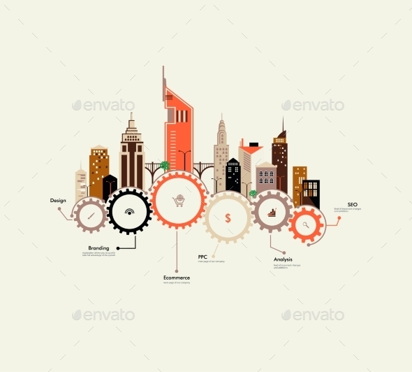 City Infographics (Buildings)