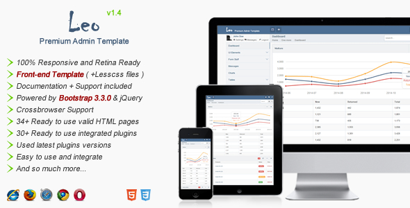 Leo - Premium Admin Template