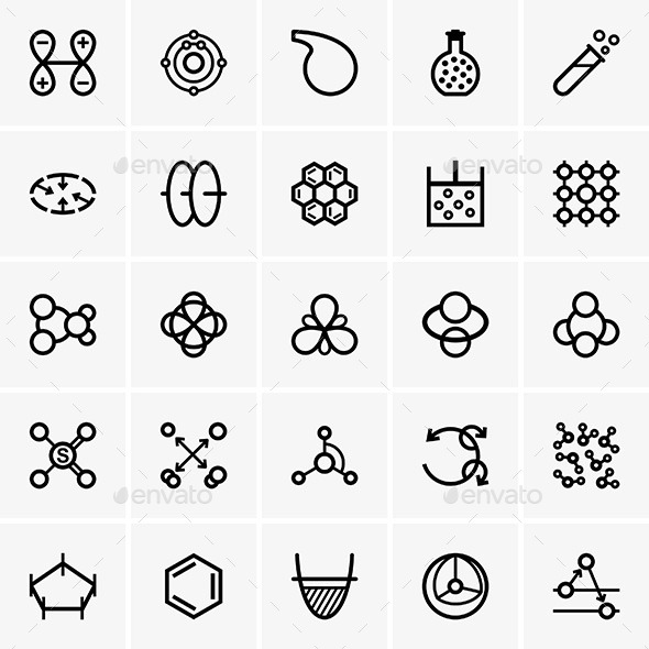 GraphicRiver Chemistry Icons 9475107 GraphicRiver Chemistry Icons 9475107